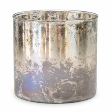 Load image into Gallery viewer, Smoky Iridescent Mercury Glass Jar Candle Holder |Dream Weaver Canada