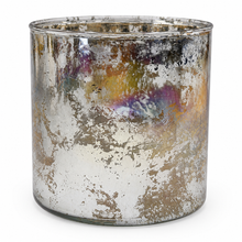 Load image into Gallery viewer, Smoky Iridescent Mercury Glass Jar Candle Holder |Dream Weaver Canada 2