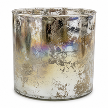 Load image into Gallery viewer, Smoky Iridescent Mercury Glass Jar Candle Holder |Dream Weaver Canada 3