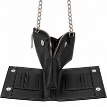 Charger l'image dans la galerie, Steve Madden Black Crossbody Wallet Bag – open