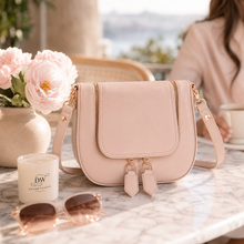Load image into Gallery viewer, Sydney Benevolence Crossbody Bag – Blush Pink Vegan Leather | Pixie Mood4