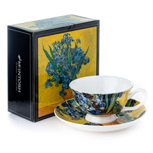 Load image into Gallery viewer, Van Gogh Irises Tea Cup &amp; Saucer

