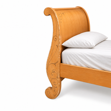 Load image into Gallery viewer, Vintage-Style Distressed Single Sleigh Bed – headboard 2
