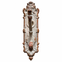 Charger l'image dans la galerie, Vintage-Style Ornate Double Wall Hook – Distressed Cream & Brown