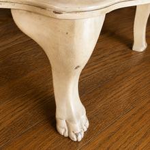 Charger l'image dans la galerie, Vintage Curved Glass Curio Cabinet with Lion's Paw Feet - feet