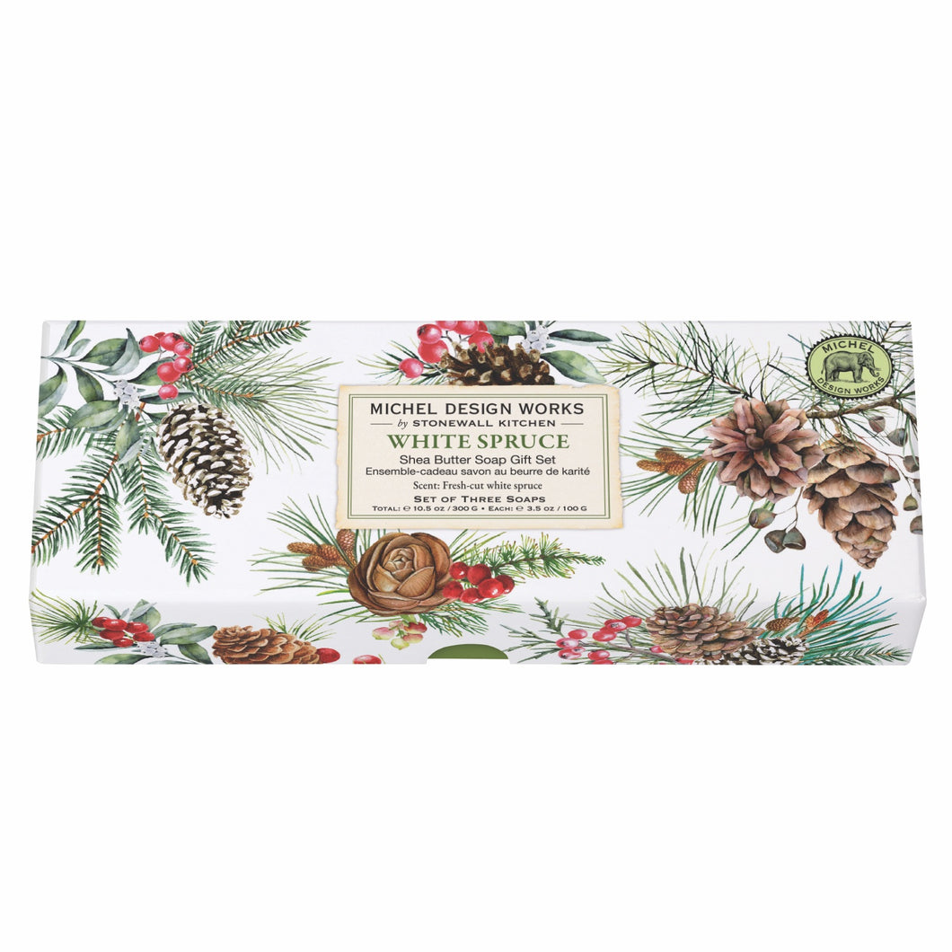White Spruce Soap Gift Set | Michel Design Works