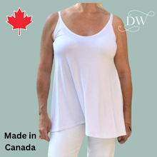 Load image into Gallery viewer, White Bamboo Camisole | Gilmour Clothing 3