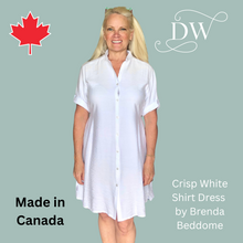 Load image into Gallery viewer, White Shirt Dress | Brenda Beddome 2