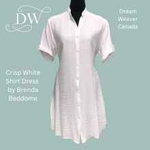 Load image into Gallery viewer, White Shirt Dress | Brenda Beddome