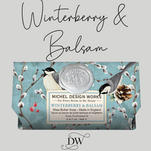 Load image into Gallery viewer, Winterberry & Balsam Large Bath Soap Bar | Michel Design Works