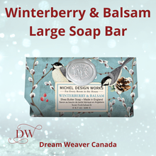 Load image into Gallery viewer, Winterberry & Balsam Large Bath Soap Bar | Michel Design Works 2