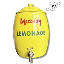Load image into Gallery viewer, Yellow Ceramic Lemonade Dispenser | 20 L Drink Server | Dream Weaver 2