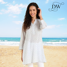 Charger l'image dans la galerie, Yuri Cotton Beach Coverup | Mahogany