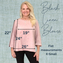 Load image into Gallery viewer, Linen Blouse | Blush
