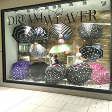 Load image into Gallery viewer, Colour-Changing Star Umbrella | Black with Rainbow Stars