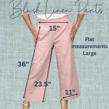Charger l'image dans la galerie, Wide Leg Pants | Blush Linen