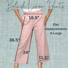 Charger l'image dans la galerie, Wide Leg Pants | Blush Linen