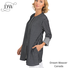 Load image into Gallery viewer, Joseph Ribkoff Black & White Jacket