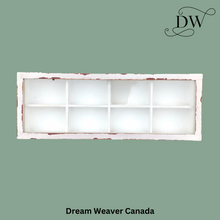 Load image into Gallery viewer, Antique Cream Distressed Wood Jewelry Box