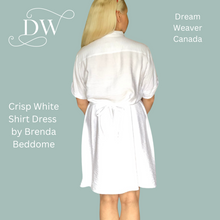 Load image into Gallery viewer, White Shirt Dress | Brenda Beddome