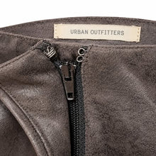 Charger l'image dans la galerie, Urban Outfitters High Waisted Faux Suede Flare Pants Charcoal Grey | Medium