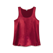 Load image into Gallery viewer, Red Satin Racerback Tank | X-small | PJ Harlow