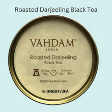 Load image into Gallery viewer, Roasted Darjeeling Tin Caddy | Vahdam Teas
