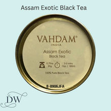 Load image into Gallery viewer, Assam Exotic Black Tea Tin Caddy | Vahdam Teas
