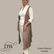 Charger l'image dans la galerie, Flowy Sweater Vest | Taupe Modal