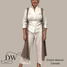 Charger l'image dans la galerie, Flowy Sweater Vest | Taupe Modal