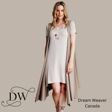 Charger l'image dans la galerie, Flowy Sweater Vest | Taupe Modal