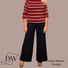 Load image into Gallery viewer, Wide Leg Pants | Navy Lyocell