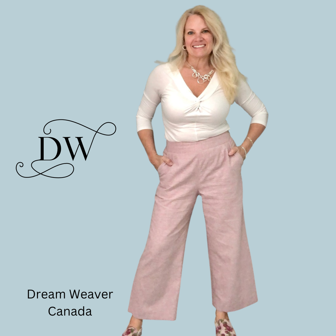 Women Wide Leg Pants Print -  Canada