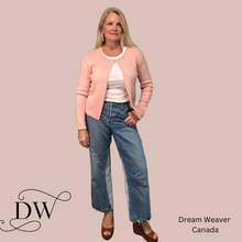 Load image into Gallery viewer, Cardigan with Pearl Trim | Blush Pink
