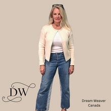Charger l'image dans la galerie, Cardigan with Pearl Trim | Cream