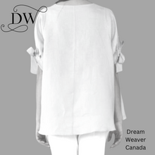 Charger l'image dans la galerie, Linen Blouse | Cream | One Size