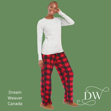 Charger l'image dans la galerie, Canada Plaid Fleece PJ Pant | Unisex  | 2 XL | Dream Weaver Canada
