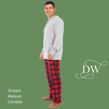 Charger l'image dans la galerie, Canada Plaid Fleece PJ Pant | Unisex  | 2 XL | Dream Weaver Canada