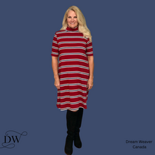 Load image into Gallery viewer, Red Striped Dress | Meemoza
