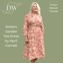 Charger l'image dans la galerie, Greta's Garden Tea Dress Terracotta | April Cornell