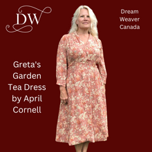 Charger l'image dans la galerie, Greta's Garden Tea Dress Terracotta | April Cornell