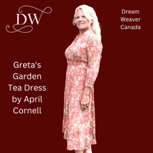 Charger l'image dans la galerie, Greta's Garden Tea Dress Terracotta | April Cornell