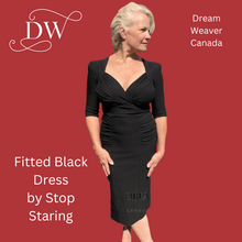 Charger l'image dans la galerie, Fitted Black Retro Dress | Stop Staring | Medium