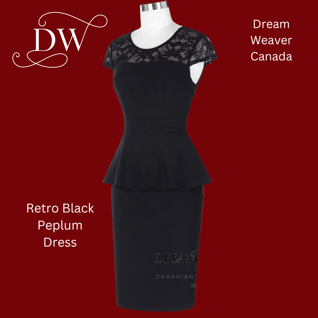 Peplum dress canada best sale
