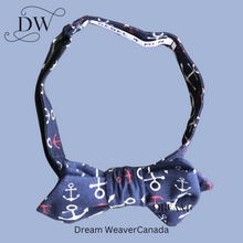 Load image into Gallery viewer, Anchor's Away Bow Tie | Navy
