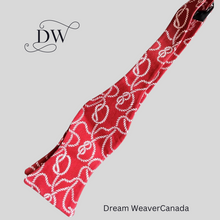 Charger l'image dans la galerie, Ropes Nautical Bow Tie | Red