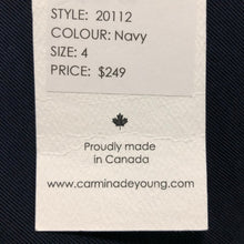 Load image into Gallery viewer, Navy Wide Leg Pants | LyocellWide Leg Pants | Navy Lyocell