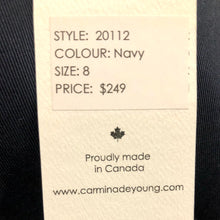 Load image into Gallery viewer, Navy Wide Leg Pants | Lyocell