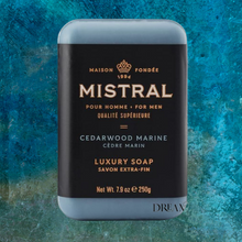 Load image into Gallery viewer, Cedarwood Marine Bar Soap | Mistral