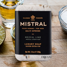 Load image into Gallery viewer, Mezcal Lime Bar Soap | Mistral